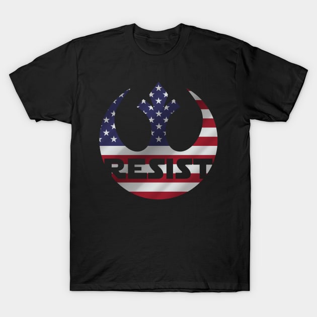 USA Resistance T-Shirt by prometheus31